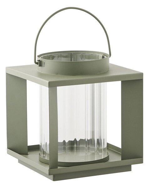 Kovový/sklenený lampáš (výška 20,5 cm) Lohals – House Nordic