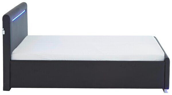 ČALÚNENÁ POSTEĽ, 140/200 cm čierna Boxxx - Online Only spálne, Online Only