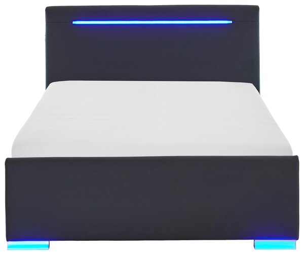ČALÚNENÁ POSTEĽ, 140/200 cm čierna Boxxx - Online Only spálne, Online Only