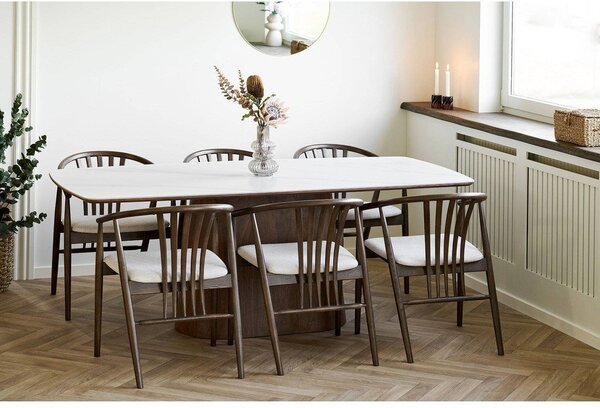 Jedálenský stôl s keramickou doskou 90x200 cm Noli – House Nordic