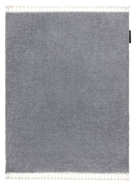 Dywany Łuszczów , Kusový koberec Berber 9000 light grey, 80x150, šedá, obývacia izba