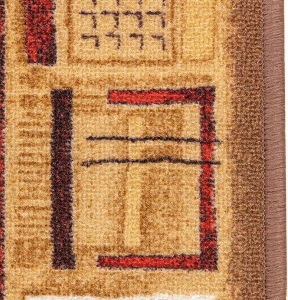 Associated Weavers , Protišmykový behúň na mieru Jena 44, šíre 80 cm, hnedá, chodba / predsieň