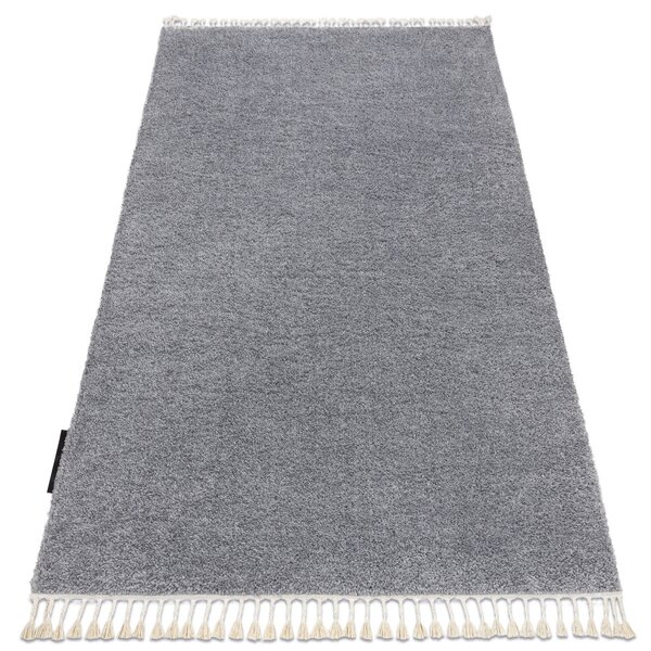 Dywany Łuszczów , Kusový koberec Berber 9000 light grey, 80x150, šedá, obývacia izba