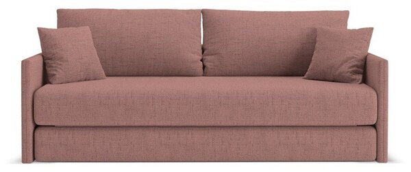 Ružová ženilková rozkladacia pohovka 209 cm Shannon – Cosmopolitan Design