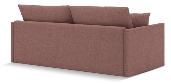 Ružová ženilková rozkladacia pohovka 209 cm Shannon – Cosmopolitan Design