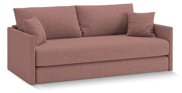 Ružová ženilková rozkladacia pohovka 209 cm Shannon – Cosmopolitan Design