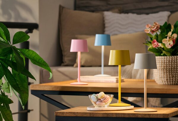 NABÍJATEĽNÁ STOLNÁ LAMPA, 9/22 cm Novel - Interiérové svietidlá