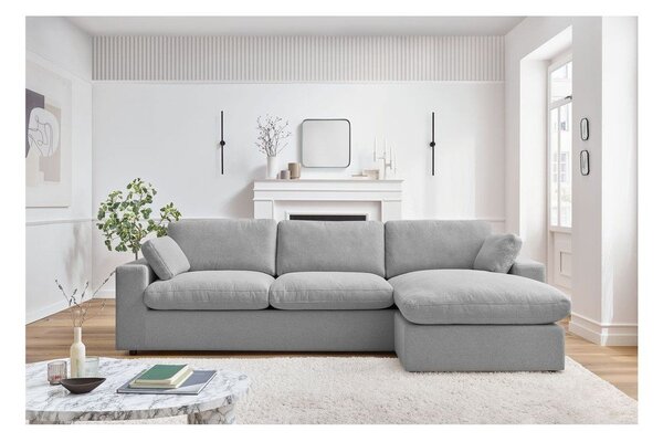 Svetlosivá rohová pohovka Belair – Bobochic Paris