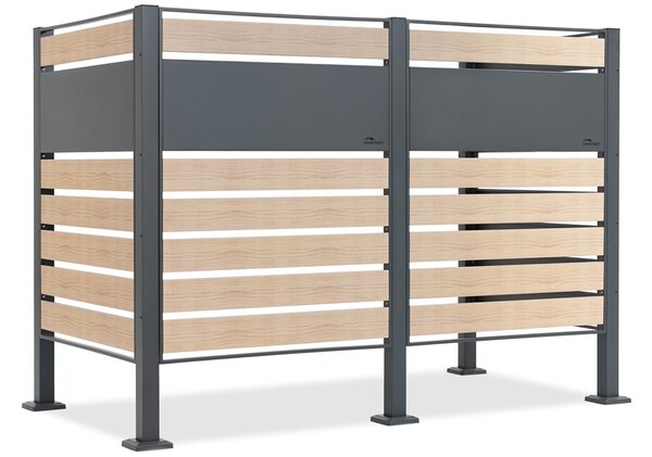 Skriňa pre 2 odpadkové koše 120l alebo 240l Breda CoverTech