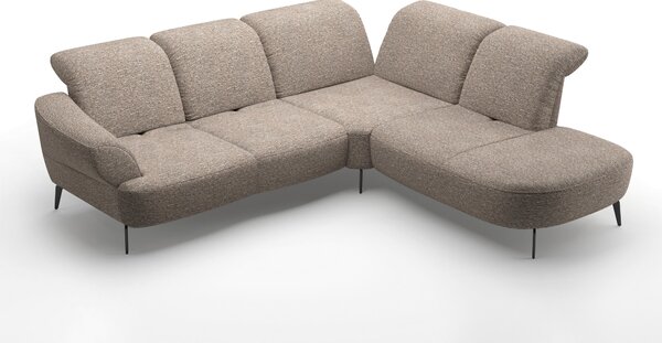 ROHOVÁ SEDAČKA, textil, cappuccino Sit & More - Sedačky, Online Only