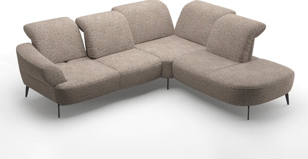 ROHOVÁ SEDAČKA, textil, cappuccino Sit & More - Sedačky, Online Only