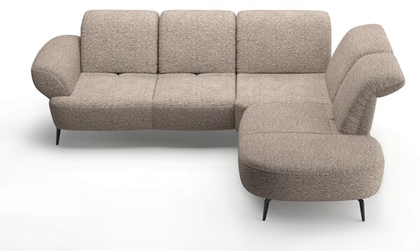ROHOVÁ SEDAČKA, textil, cappuccino Sit & More - Sedačky, Online Only