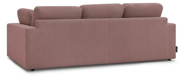Ružová menčestrová pohovka 250 cm Belair – Bobochic Paris