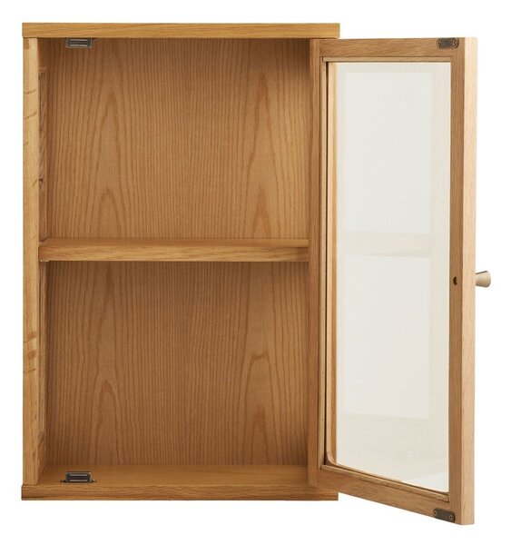 Závesná vitrína v prírodnej farbe 40x60x20 cm Zamora – House Nordic