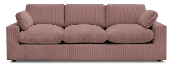 Ružová menčestrová pohovka 250 cm Belair – Bobochic Paris