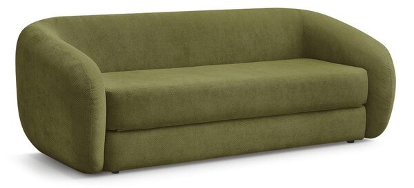 Zelená ženilková rozkladacia pohovka 228 cm Neyo – Bobochic Paris