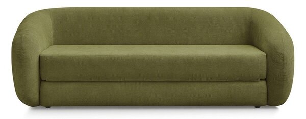 Zelená ženilková rozkladacia pohovka 228 cm Neyo – Bobochic Paris