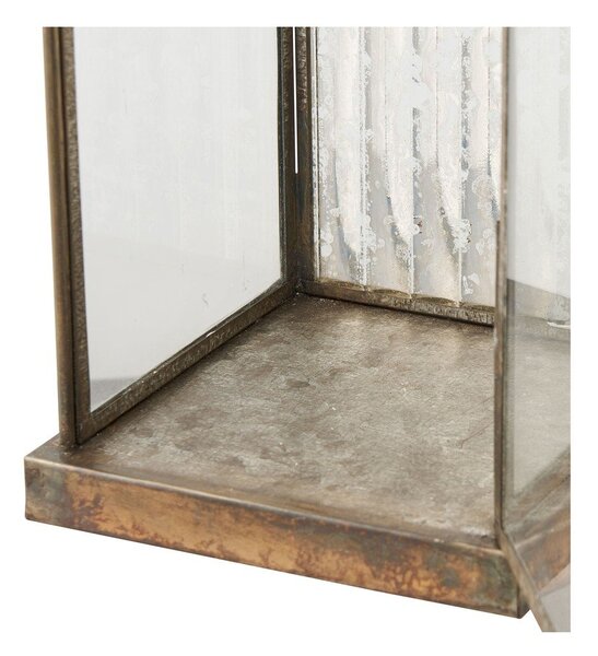 Kovový/sklenený lampáš (výška 49 cm) Herslev – House Nordic