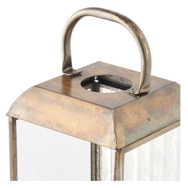 Kovový/sklenený lampáš (výška 49 cm) Herslev – House Nordic