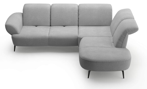ROHOVÁ SEDAČKA, textil, sivá Sit & More - Sedačky, Online Only