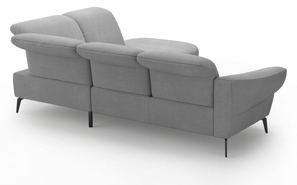 ROHOVÁ SEDAČKA, textil, sivá Sit & More - Sedačky, Online Only