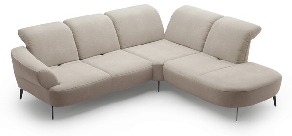 ROHOVÁ SEDAČKA, textil, béžová Sit & More - Sedačky, Online Only