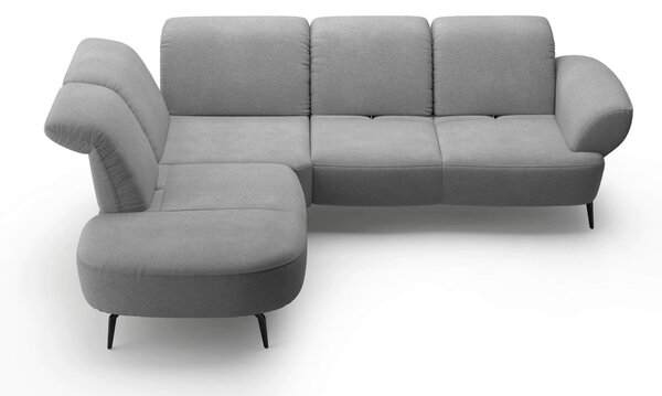 ROHOVÁ SEDAČKA, textil, sivá Sit & More - Sedačky, Online Only