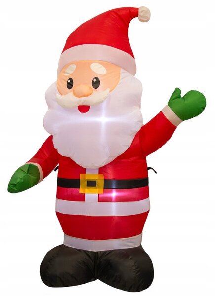 Nafukovací Santa Claus s LED osvetlením 125 cm