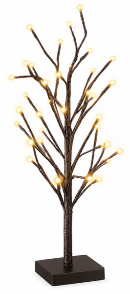 Dekoratívny LED stromček čierny 60 cm, 24 LED