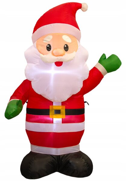 Nafukovací Santa Claus s LED osvetlením 125 cm