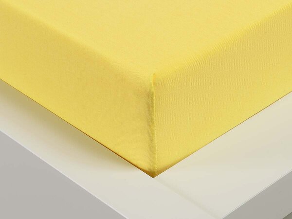 XPOSE® Jersey plachta Exclusive - žltá 200x220 cm