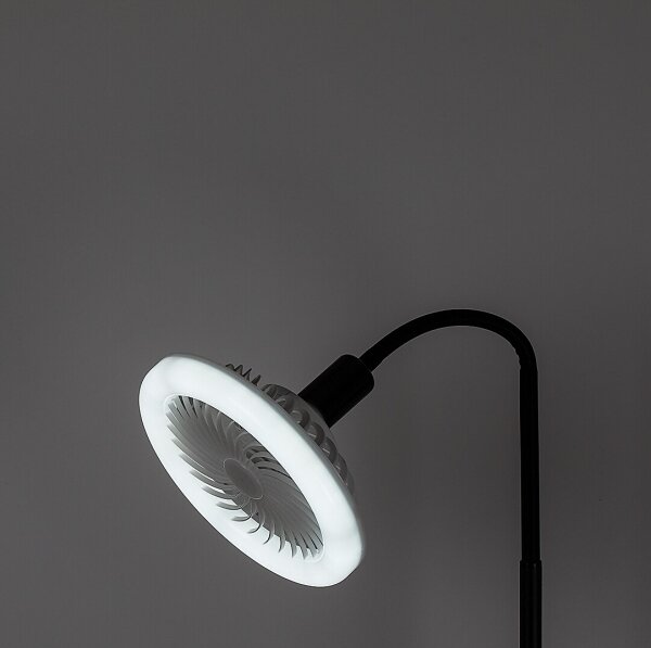 Rabalux 74031 - LED stojacia lampa s ventilátorom 1xE27/16W/230V