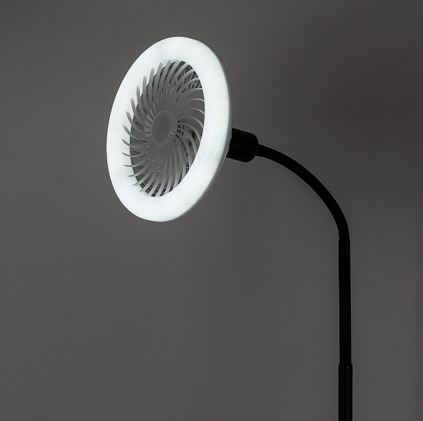 Rabalux 74031 - LED stojacia lampa s ventilátorom 1xE27/16W/230V
