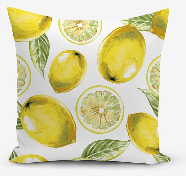XPOSE® Set obliečok na vankúš LEMON 40x40 cm - set 4ks