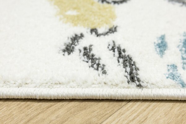 Koberec Lima G762A autá, krémový / sivý