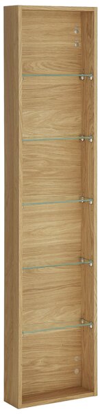 REGÁL DO KÚPEĽNE, farba duba, 35/150/12 cm Linea Natura - Kúpeľňové skrinky, Online Only