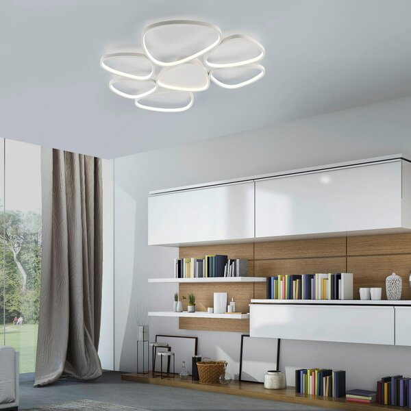 STROPNÉ LED SVIETIDLO, 92/70/6,5 cm - Interiérové svietidlá