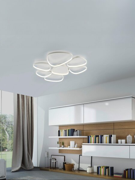 STROPNÉ LED SVIETIDLO, 92/70/6,5 cm - Interiérové svietidlá