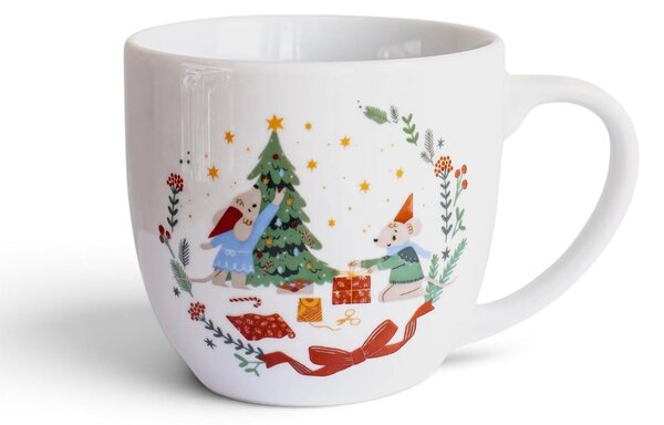Porcelánový hrnek Myšky o Vánocích 350 ml
