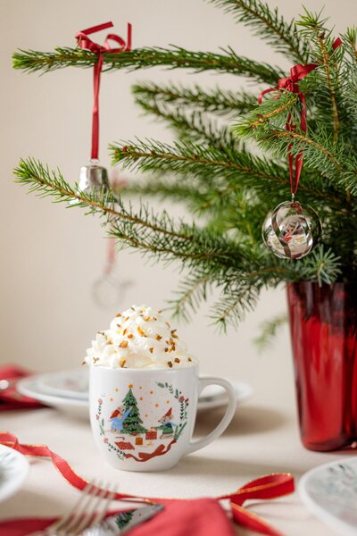 Porcelánový hrnek Myšky o Vánocích 350 ml