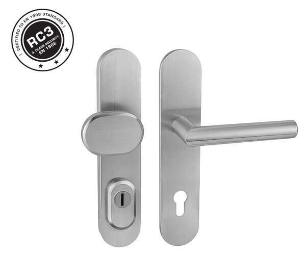 MPK - SECURO PRO SA11 PLUS - SO M4 FAVORIT madlo/kľučka 72 mm Nerez matná