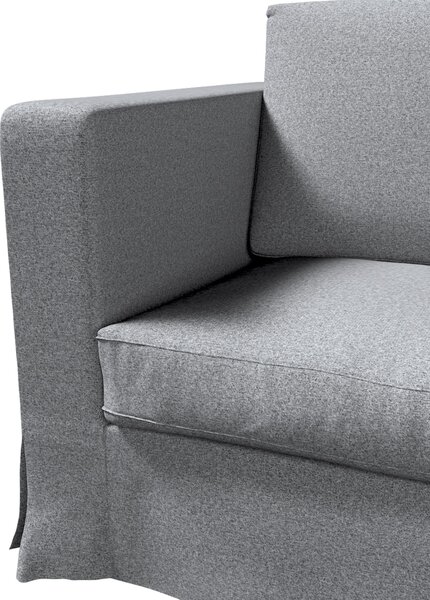 Poťah na sedačku Karlanda (pre 3 osoby,nerozkladacia,dlhý) farba produktu sivá látka zapletaná
