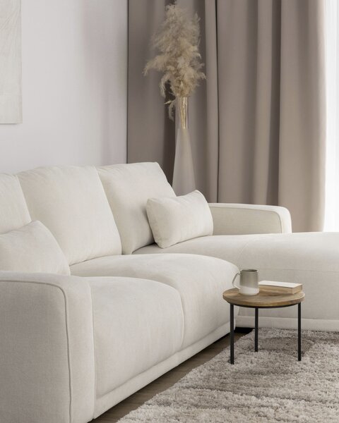 Pohovka Silkeborg crème white lavostranná