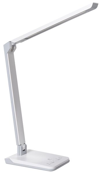 Stolná LED lampa biela syntetický materiál nastaviteľný jas a farba svetla stmievač moderný štýl domáca kancelária