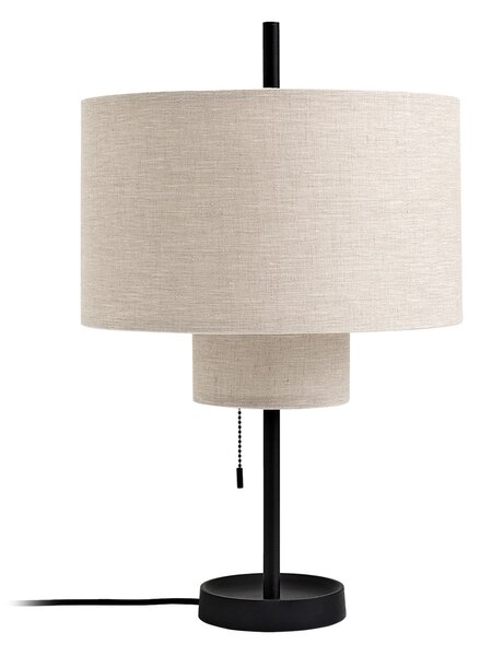 NEW WORKS Stolová lampa Margin, Black / Beige