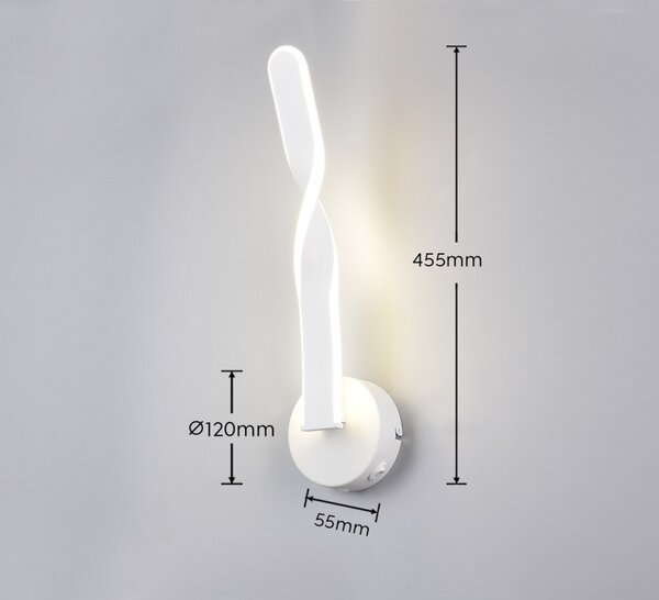 Trio TR25791731 LED nástenné svietidlo GINKO | 11W integrovaný LED zdroj