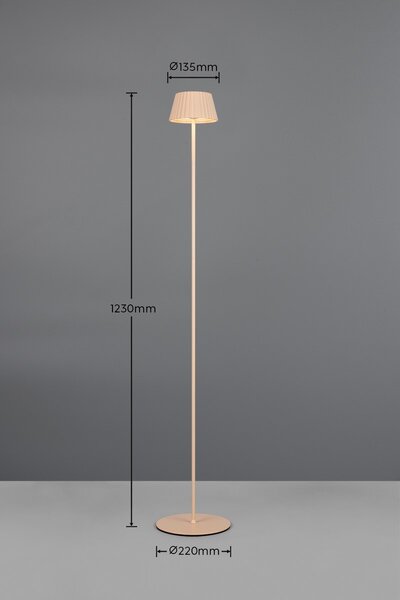 Trio TR47706166 LED stojacia lampa SUAREZ | 1,5W integrovaný LED zdroj