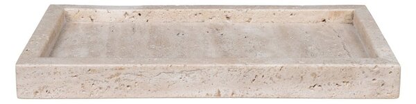 Kamenná dekoratívna tácka 15x30,5 cm Travertine – House Nordic