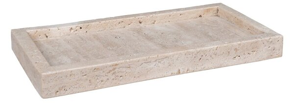Kamenná dekoratívna tácka 15x30,5 cm Travertine – House Nordic