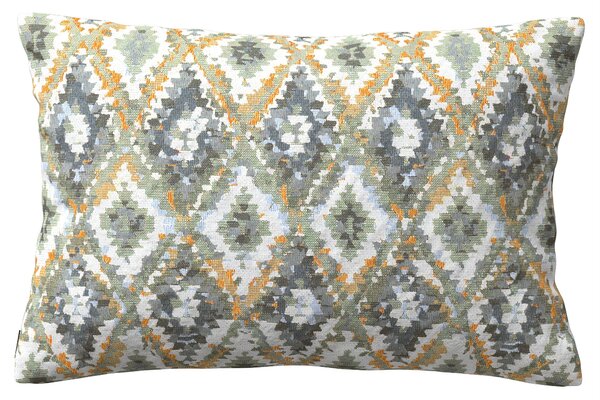 Karin - jednoduchá obliečka, 60x40cm farba produktu modrá látka zapletaná, vzorované